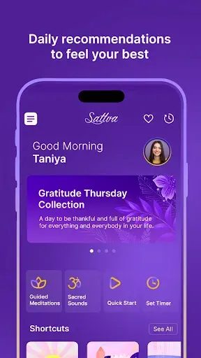Скриншот 2 — Sattva: Meditation and Mantras