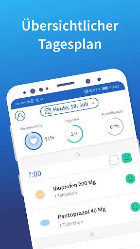 Скриншот 2 — mediteo: Tabletten-Erinnerung