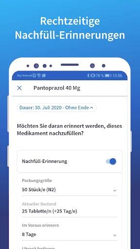 Скриншот 6 — mediteo: Tabletten-Erinnerung
