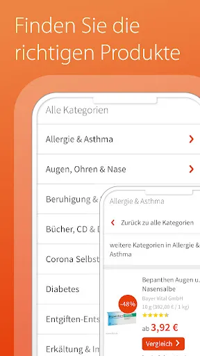 Скриншот 6 — medizinfuchs - Preisvergleich