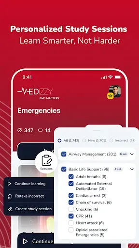 Скриншот 4 — EMS Mastery EMT Exam Prep 2026