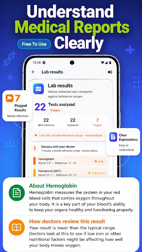 Скриншот 2 — MedLens Analyzer: Lab Reports