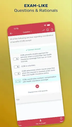 Скриншот 6 — CCM Exam Practice Test