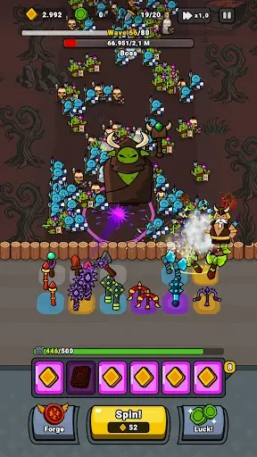 Скриншот 8 — Lucky Forge: Idle TD Game