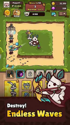 Скриншот 1 — Smith Legend: Idle Rpg TD