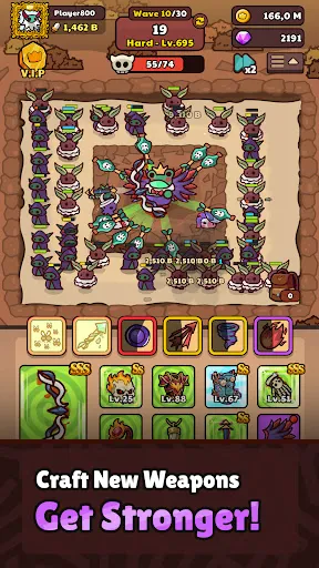 Скриншот 2 — Smith Legend: Idle Rpg TD