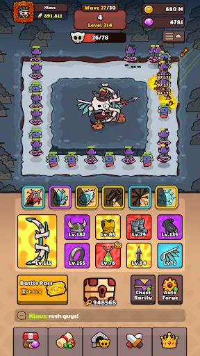 Скриншот 8 — Smith Legend: Idle Rpg TD