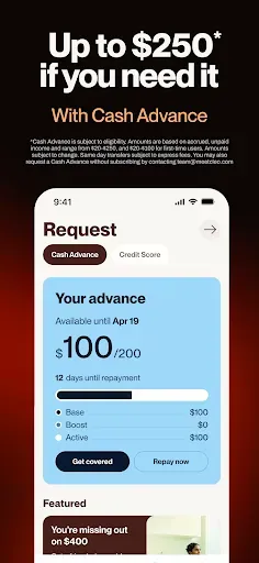 Скриншот 2 — Cleo AI: Cash Advance & Money