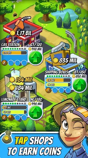 Скриншот 1 — Tap Empire: Idle Tycoon Game
