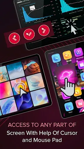 Скриншот 1 — Mouse Cursor For Big PhoneFull