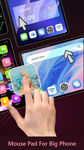 Скриншот 2 — Mouse Cursor For Big PhoneFull