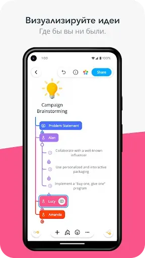 Скриншот 2 — MindMeister - Mind Mapping