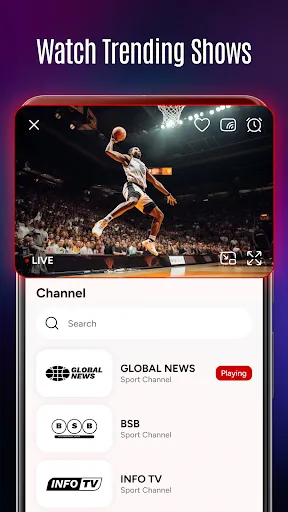 Скриншот 3 — Live TV: Movies and TV Shows