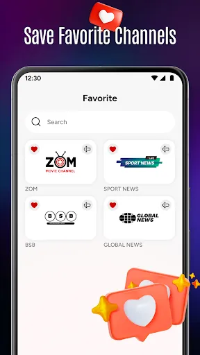 Скриншот 4 — Live TV: Movies and TV Shows