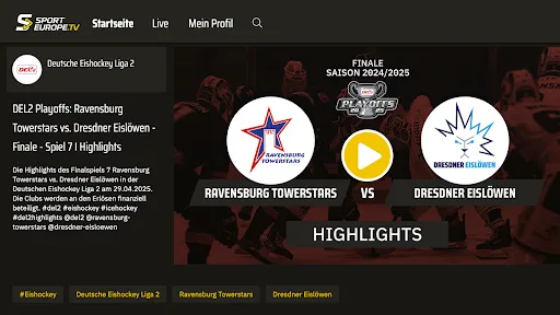 Скриншот 2 — Sporteurope.TV