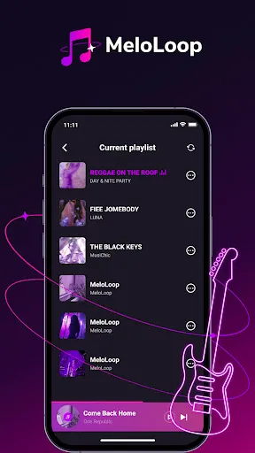 Скриншот 1 — MeloLoop-Music Player&Offline