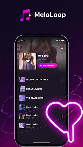 Скриншот 4 — MeloLoop-Music Player&Offline