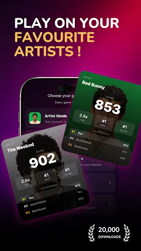 Скриншот 1 — MeloClash - Music Quiz