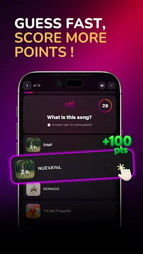 Скриншот 2 — MeloClash - Music Quiz