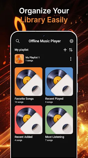 Скриншот 4 — Melodic: Offline Music Player