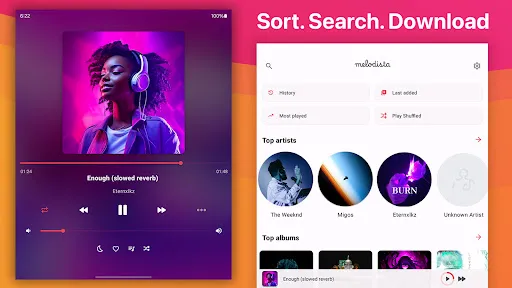 Скриншот 8 — Melodista Offline Music Player