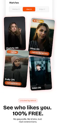 Скриншот 3 — MeloMatch - Music Dating App