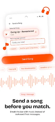 Скриншот 4 — MeloMatch - Music Dating App