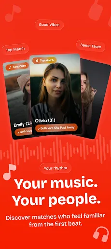 Скриншот 6 — MeloMatch - Music Dating App