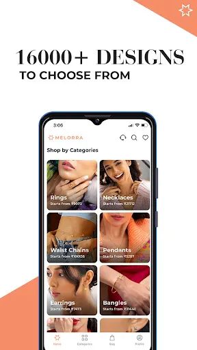 Скриншот 3 — Melorra Jewellery Shopping App