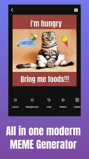 Скриншот 1 — Meme Maker & Meme Creator