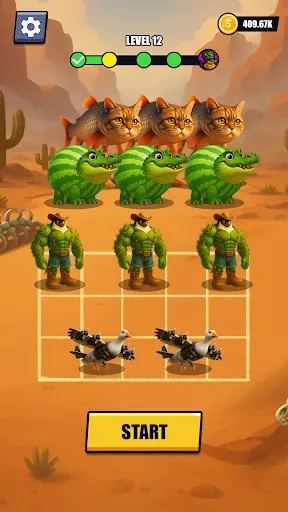 Скриншот 4 — MemeRot Merge: Monster Battle