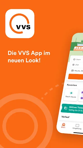 Скриншот 1 — VVS Mobil - Fahrplan & Tickets