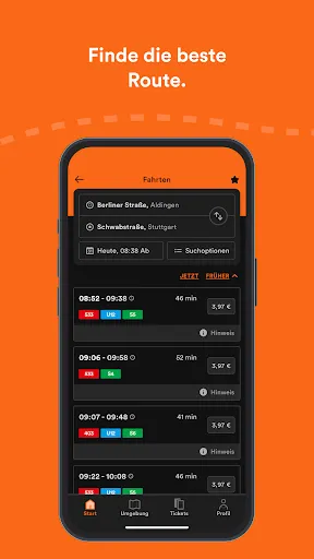 Скриншот 3 — VVS Mobil - Fahrplan & Tickets