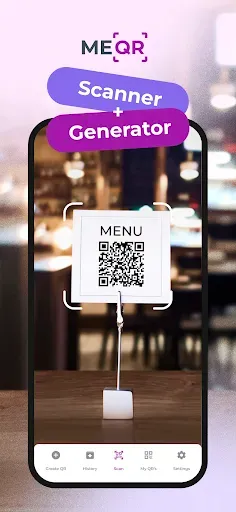 Скриншот 1 — ME-QR: генератор QR-кодов