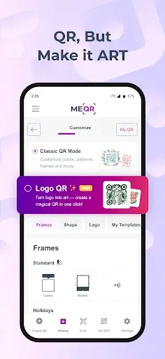 Скриншот 6 — ME-QR: генератор QR-кодов