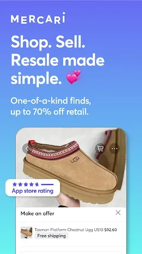 Скриншот 1 — Mercari: Buy and Sell App