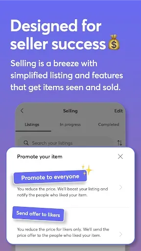 Скриншот 2 — Mercari: Buy and Sell App