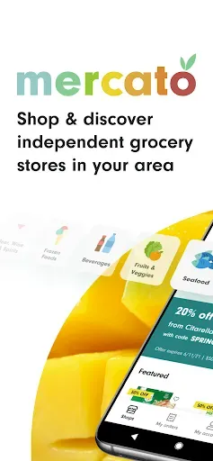 Скриншот 1 — Mercato: Grocery Delivery