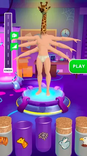 Скриншот 1 — Merge Animals 3D