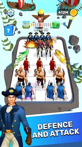 Скриншот 3 — Civilization Merge・Battle auto