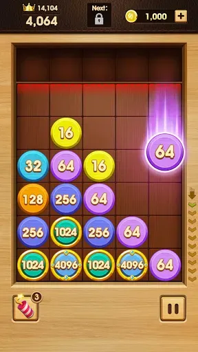 Скриншот 2 — Merge Numbers – 2048 Puzzle