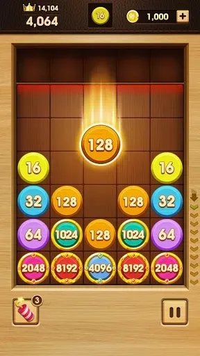 Скриншот 3 — Merge Numbers – 2048 Puzzle
