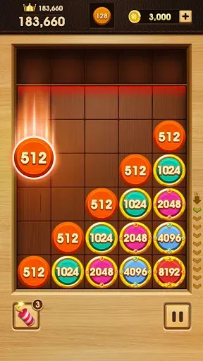 Скриншот 4 — Merge Numbers – 2048 Puzzle