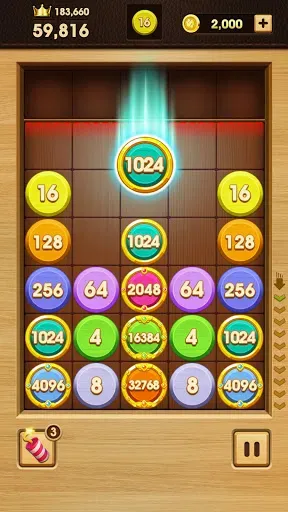 Скриншот 5 — Merge Numbers – 2048 Puzzle