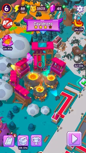 Скриншот 4 — Merge Helltown: мерж игра