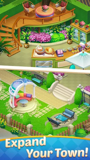 Скриншот 5 — Merge Town - Decor Mansion