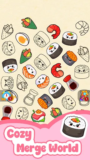 Скриншот 6 — Merge Food : Sticky Match