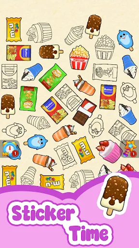 Скриншот 8 — Merge Food : Sticky Match