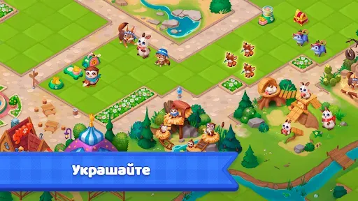 Скриншот 3 — Merge Ville: Пазлы и Дизайн