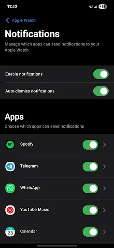 Скриншот 4 — Merge - Apple Watch to Android
